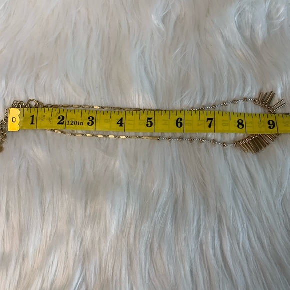 Stella & Dot Gold Spike Necklace - Picture 2 of 5